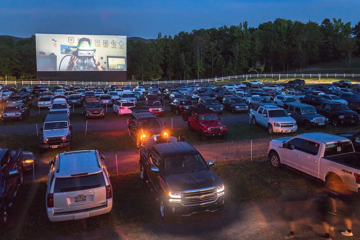 A coronavirus-proof business, the drive-in theater, in Kings Mountain, NC.